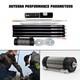 Shortwave Antenna Portable with Slide Regulator 8-Band 7MHz-50MHz JPC-12 fits TV