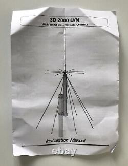 Sirio Sd-2000/N Antenna Discone Rx100-2000 MHZ Tx 130-160,215-440,610-685