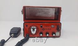 Spilsbury SBX-11 Portable Radio And Antenna Communication Untested Orange