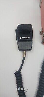 Spilsbury SBX-11 Portable Radio And Antenna Communication Untested Orange