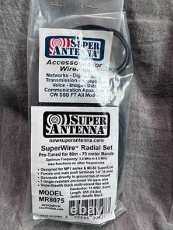 SuperAntenna MP1DXMAX Portable HF/VHF Antenna Kit Read description