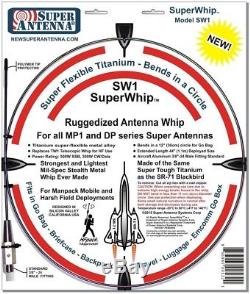 SuperWhip Tripod All Band 80m MP1 Antenna Clamp Mount Go Bag Ham Radio Amateur