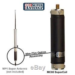 Super Antenna MC80 SuperCoil 80m and 75 meter coil for MP1 SuperStick HAM rad