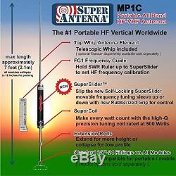 Super Antenna MP1C All Band HF VHF Ham Radio Portable MP1 Antenna