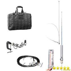 Super Antenna MP1DXR HF Portable SuperWhip All Band MP1 Antenna with Clamp Mount