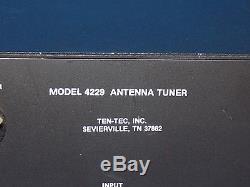 Ten Tec 4229 (229) Roller Inductor Antenna Tuner 2kw