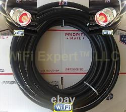 TIMES 30' LMR600 Antenna Jumper Patch Coax Cable N MALE Connector CB HAM RF GPS