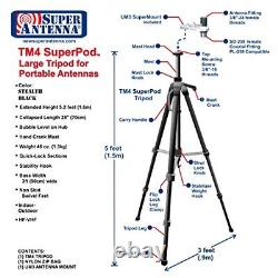 TM4 SuperPod Large Portable Tripod for MP1 SuperWhip HAM Radio Amateur CB