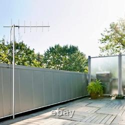 TWAYRDIO 7 elements UHF Yagi Antenna, 11dBi 70cm 400-470Mhz Outdoor Directiona