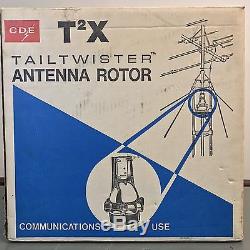 Tailtwister T2x Cde Rotor Antenna Ham Radio Hygain Control Controller Nos
