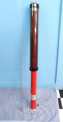 Tarheel Antennas Model 100. Mobile HF. 10-80 meters High Power. Red