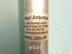 Tarheel Antennas Model 200a-hp. Mobile HF. 10-80 meters High Power Silver