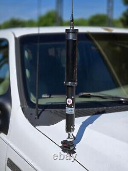 Tarheel Designs LITTLE PRO motorized antenna. Plus Small Cradle Mount. 6 to 80