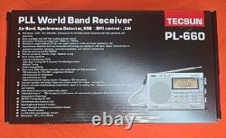 Tecson PL-660 PLL World Band Receiver Color Black New