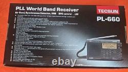 Tecson PL-660 PLL World Band Receiver Color Black New