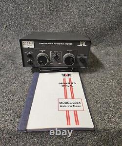Ten-Tec 238A High Power Ham Radio Antenna Tuner (works well) with manual