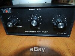 Ten Tec 291 ham amateur radio antenna tuner 200 watt