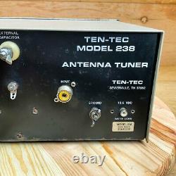 Ten-Tec Model 238 HF Antenna Tuner Vintage Ham Radio Equipment
