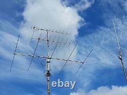 Tennamast Telescopic Tilt over Antenna Mast with Rotator cage for Yagi or Beam