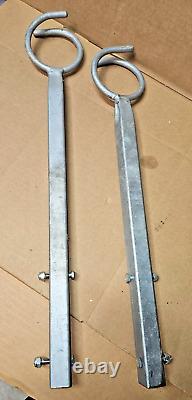 Tower Sidearm (a PAIR) for ham radio antenna tower to hold cable away from tower