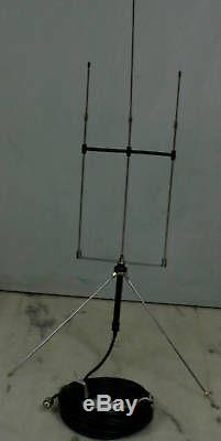 Trident Dual band VHF UHF & Airband base antenna. Superb for Hams & scanner users