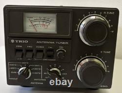 Trio Kenwood AT-230 Vintage Ham Radio HF 100W Antenna Tuner Untested