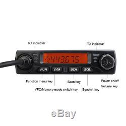 UHF Amateur Mobile Car Radio Ham Retevis RT98 Transceiver 15W 199CH WithAntenna