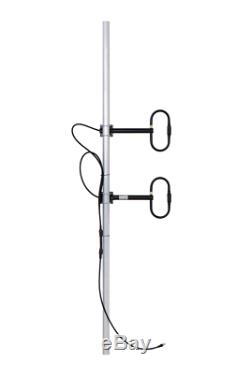 UHF Antenna, 2-element folded dipole array 400-470 mHz, 5.6 dBd 300W