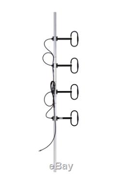 UHF Antenna, 4-element folded dipole array 400-470 mHz, 9 dBd 300W