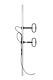 UHF wide band Antenna, 2-element folded dipole array 400-470 MHz