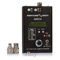 UK Stock DIY AW07A HF/VHF/UHF 160M Impedance SWR Antenna Analyzer For Ham Radio