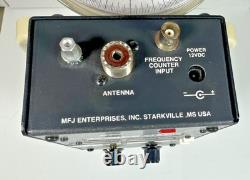 USED MFJ MFJ-259B Ham Radio HF VHF SWR Antenna Analyzer Box Frequency Counter