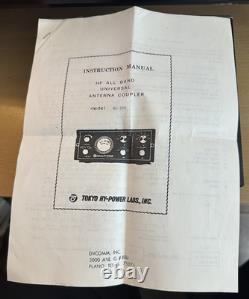 USED TOKYO HY-POWER HC-200A ANTENNA COUPLER / TUNER / ANTENNA 20/200-Watt Range
