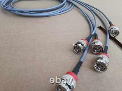 US MADE 5 Pack 735A DS3 BNC Male to Mini BNC Male Coax Cable 75 ohms