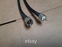 US MADE LMR-400 Ham Radio LMR- Antenna PL-259 to N Male UHF 50- ohm coax cable