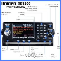 Uniden SDS200 True I/Q TrunkTracker X Base/Mobile Digital Police Scanner P25 DMR