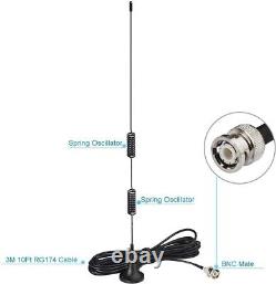 Universal Wideband Premium Ham Radio Scanner Antenna for VHF UHF Frequencies