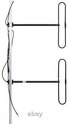 VHF Antenna 2-element folded dipole 136-174 MHz, 5.6 DBd 300W