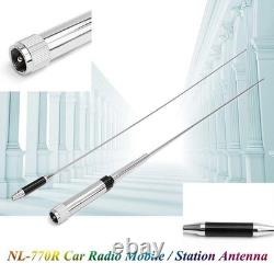 VHF/UHF Antenna 200W Car Mobile Ham Radio Metal M-Type 3.0db/5.5db 50 Vertical
