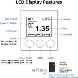 VHF UHF Antenna SWR Meter with Direct Digital Readout and Power Measurement