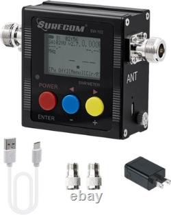 VHF/UHF SWR Meter 125-525MHz Digital Power & SWR Reader