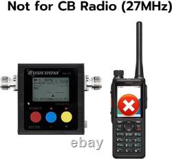 VHF/UHF SWR Meter 125-525MHz Digital Power & SWR Reader