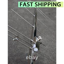 VHF UHF Yagi Antenna Featuring Easy Installation & Removal for HAM Radio Uses