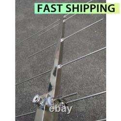 VHF UHF Yagi Antenna Featuring Easy Installation & Removal for HAM Radio Uses