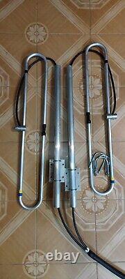 VHF wide band antenna, 2-element dipole array 136-170 MHz