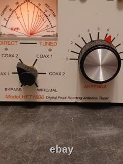 Vectronics HF-T1500 HF Antenna Tuner Digital Peak Reading for Ham Radio