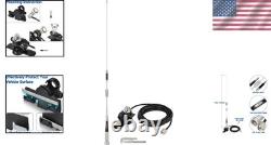 Versatile Ham Radio Antenna with 5m Cable & PL259 Connector for Vehicles