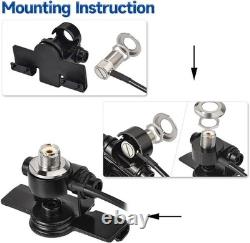 Versatile Ham Radio Antenna with 5m Cable & PL259 Connector for Vehicles