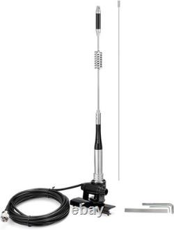 Versatile Ham Radio Antenna with 5m Cable & PL259 Connector for Vehicles