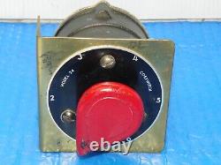 Vintage BIRD COAXWITCH Model 74 (6) Position Coax Switch withMounting Bracket
